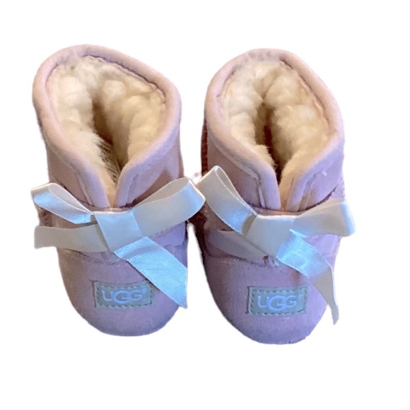 Ugg Baby Jesse Bow II Suede Boots 2/3 - Picture 9 of 12